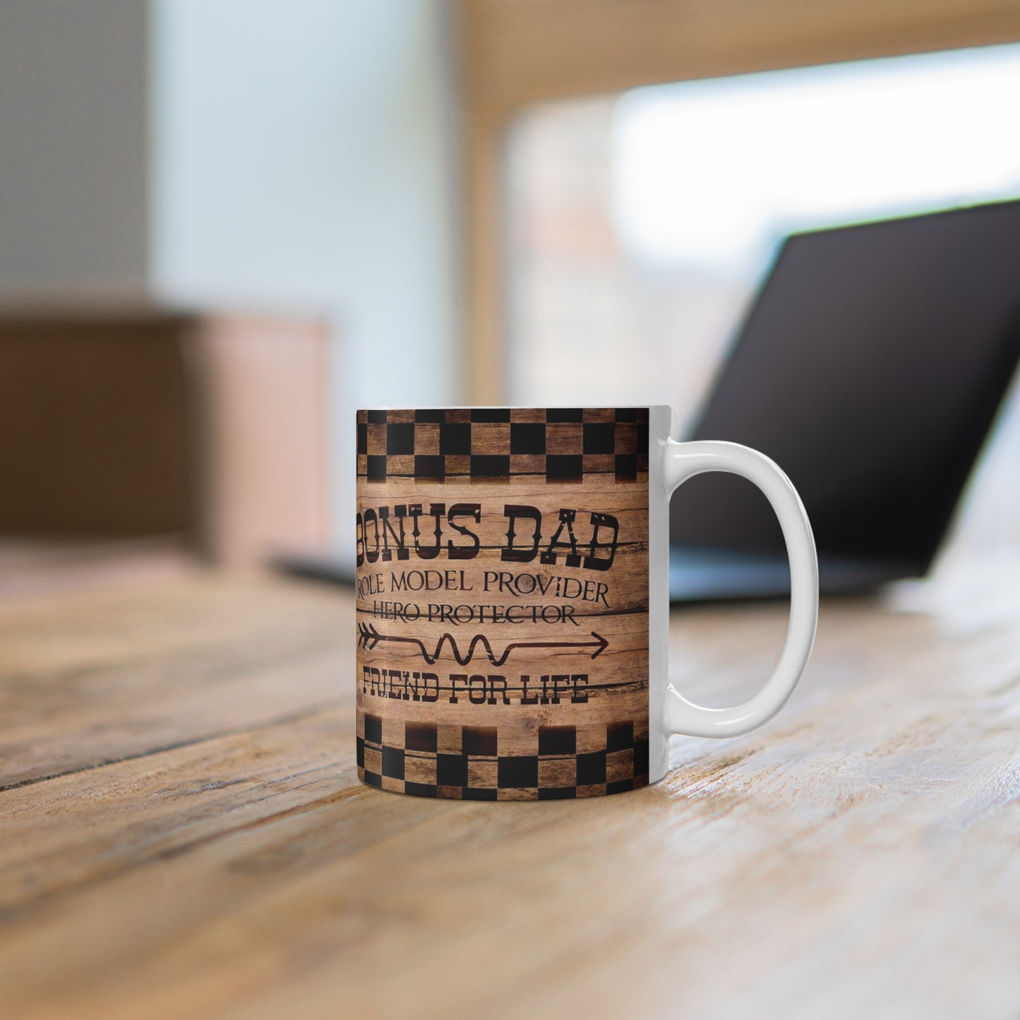 Dad Camo Coffee Mug – Rustic Hunting Father’s Day 11oz