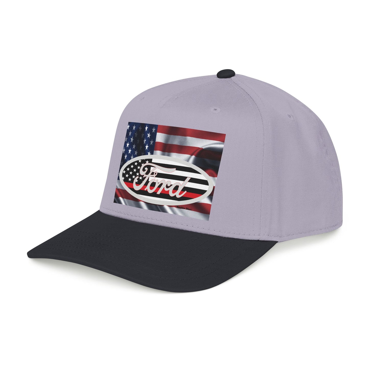 Ford American Flag Baseball Cap — Patriotic Truck Hat