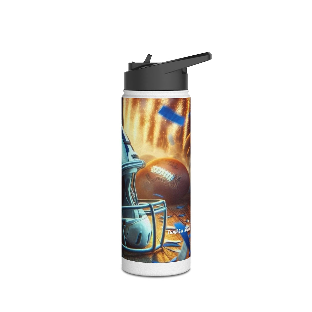 Dallas Cowboys Stainless Steel Water Bottle — NFL Helmet Design