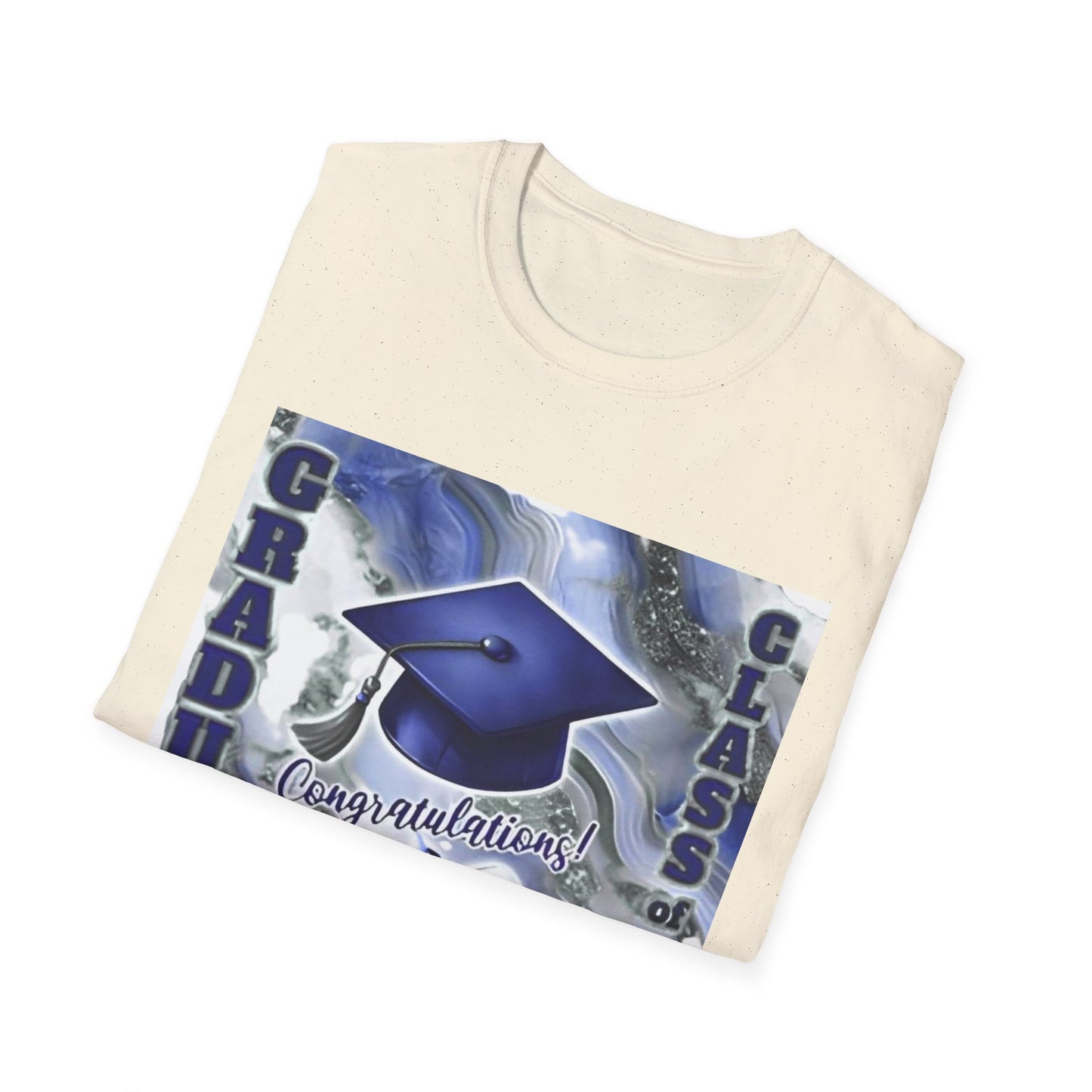 Graduation Class 2026 T-Shirt – Congratulations Cap & Diploma Design