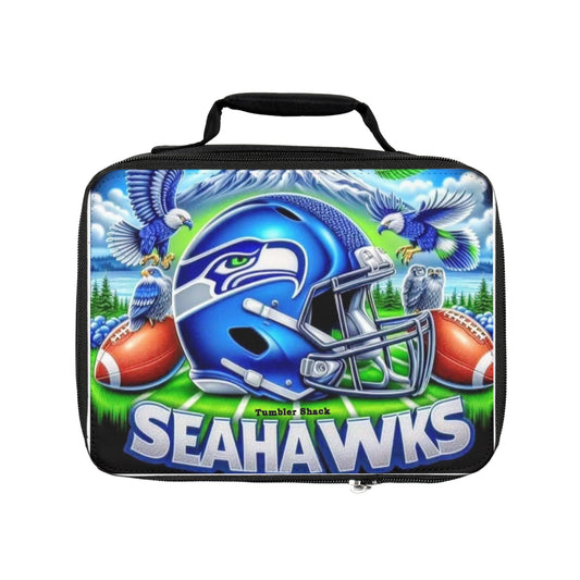 Seahawks Helm & Football Lunch Bag — Insulated NFL Team Lunchbox