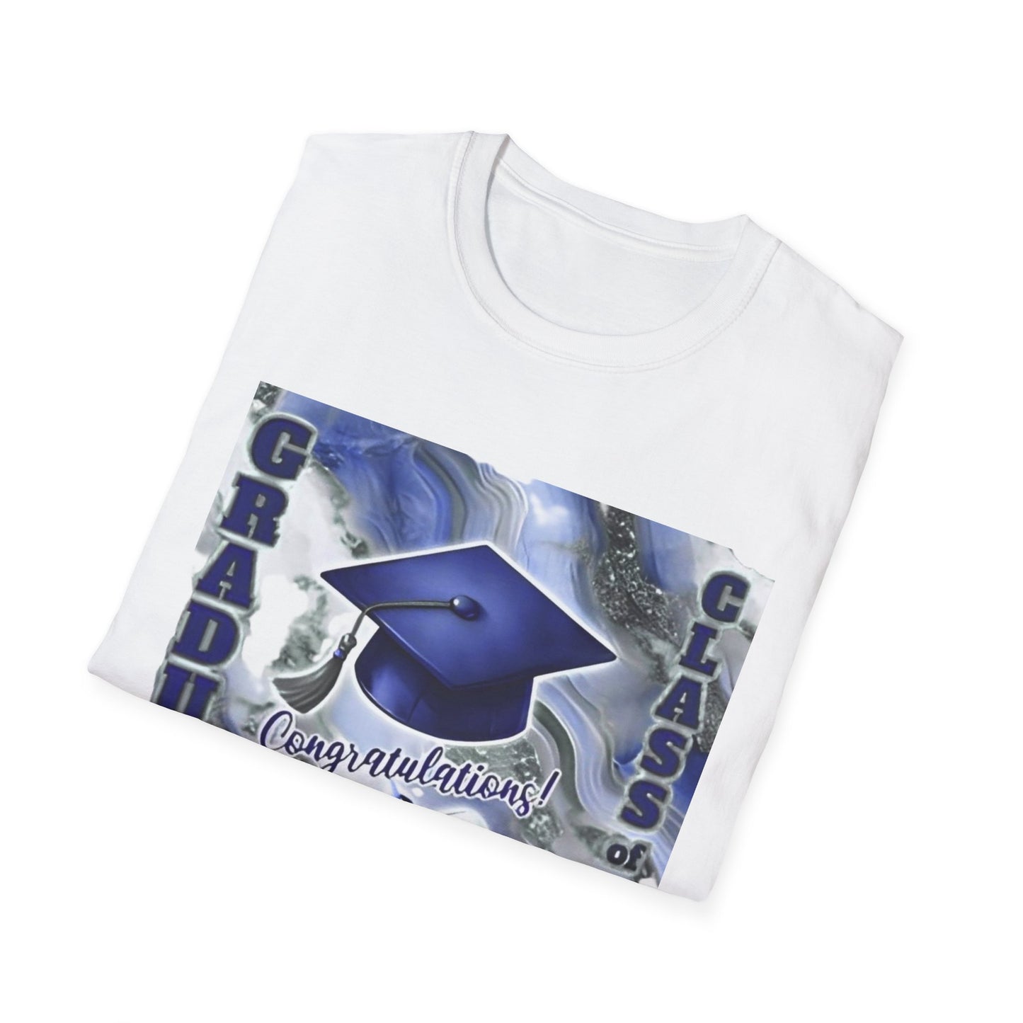 Graduation Class 2026 T-Shirt – Congratulations Cap & Diploma Design