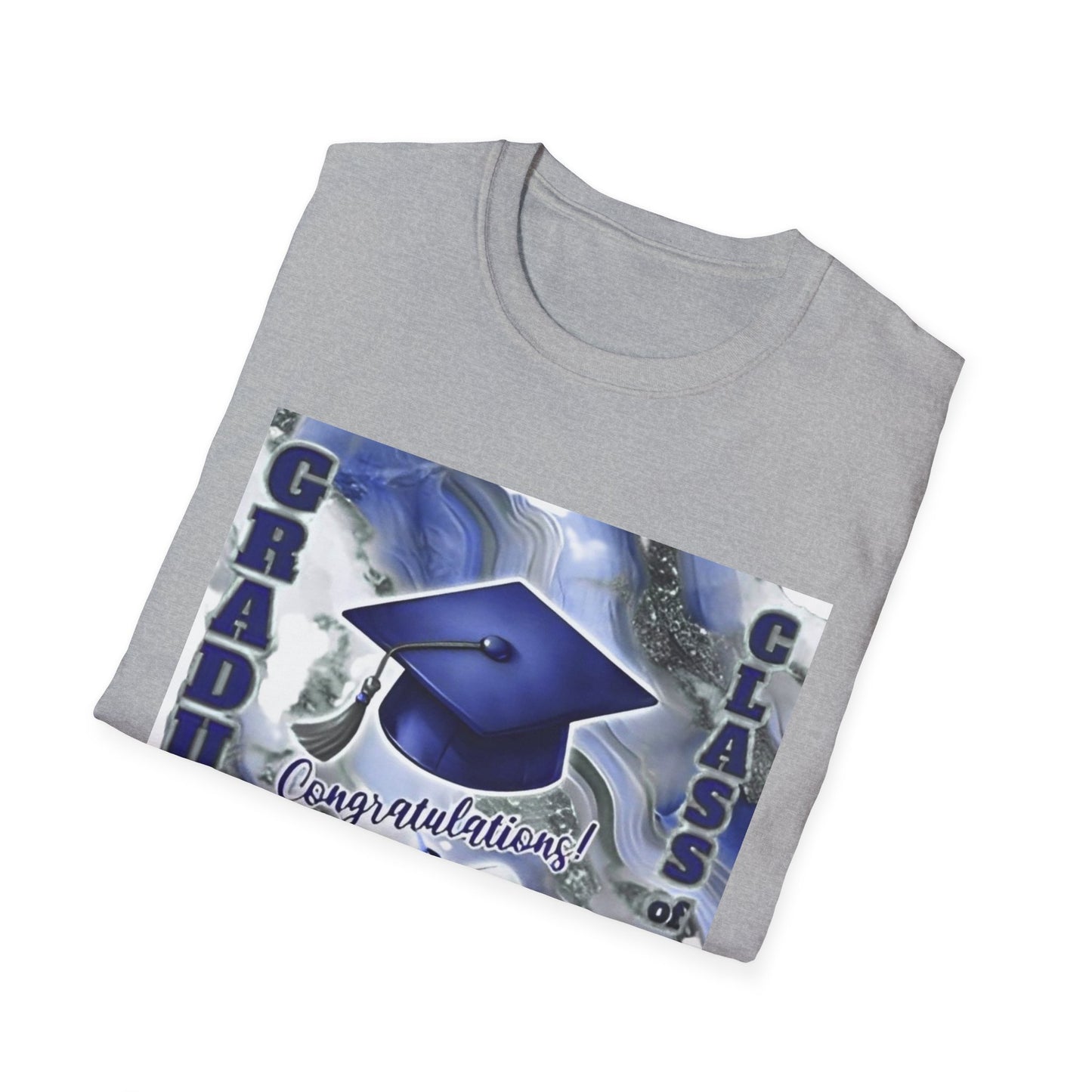 Graduation Class 2026 T-Shirt – Congratulations Cap & Diploma Design