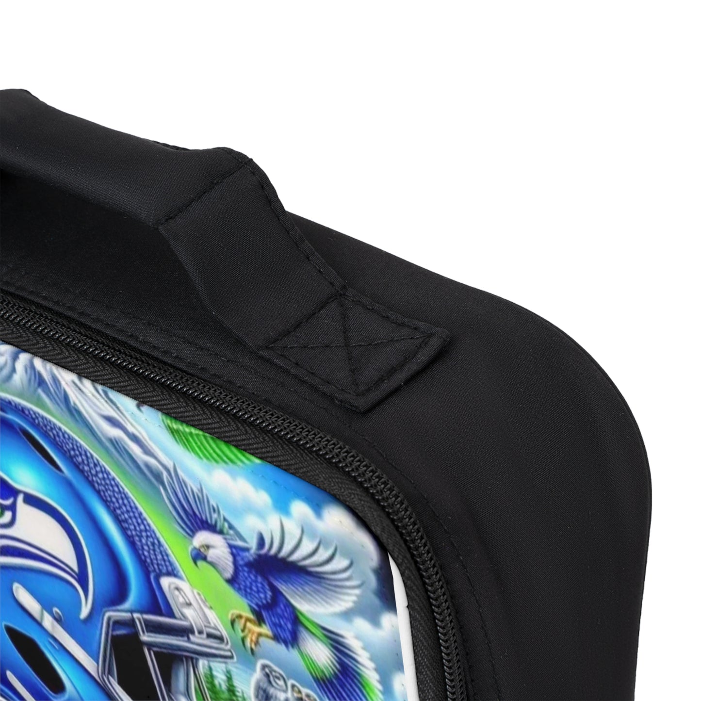 Seahawks Helm & Football Lunch Bag — Insulated NFL Team Lunchbox