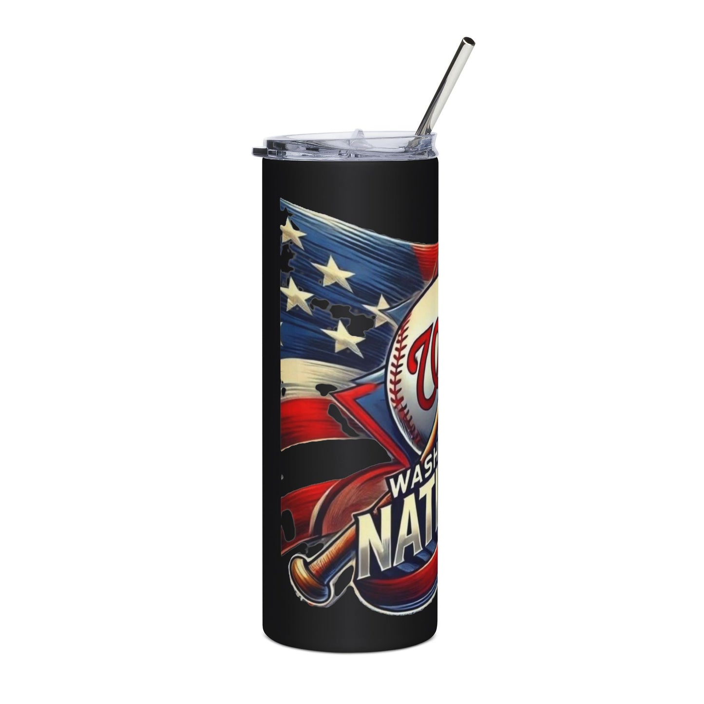 Washington Nationals 20oz Stainless Tumbler – Baseball Team Travel Cup
