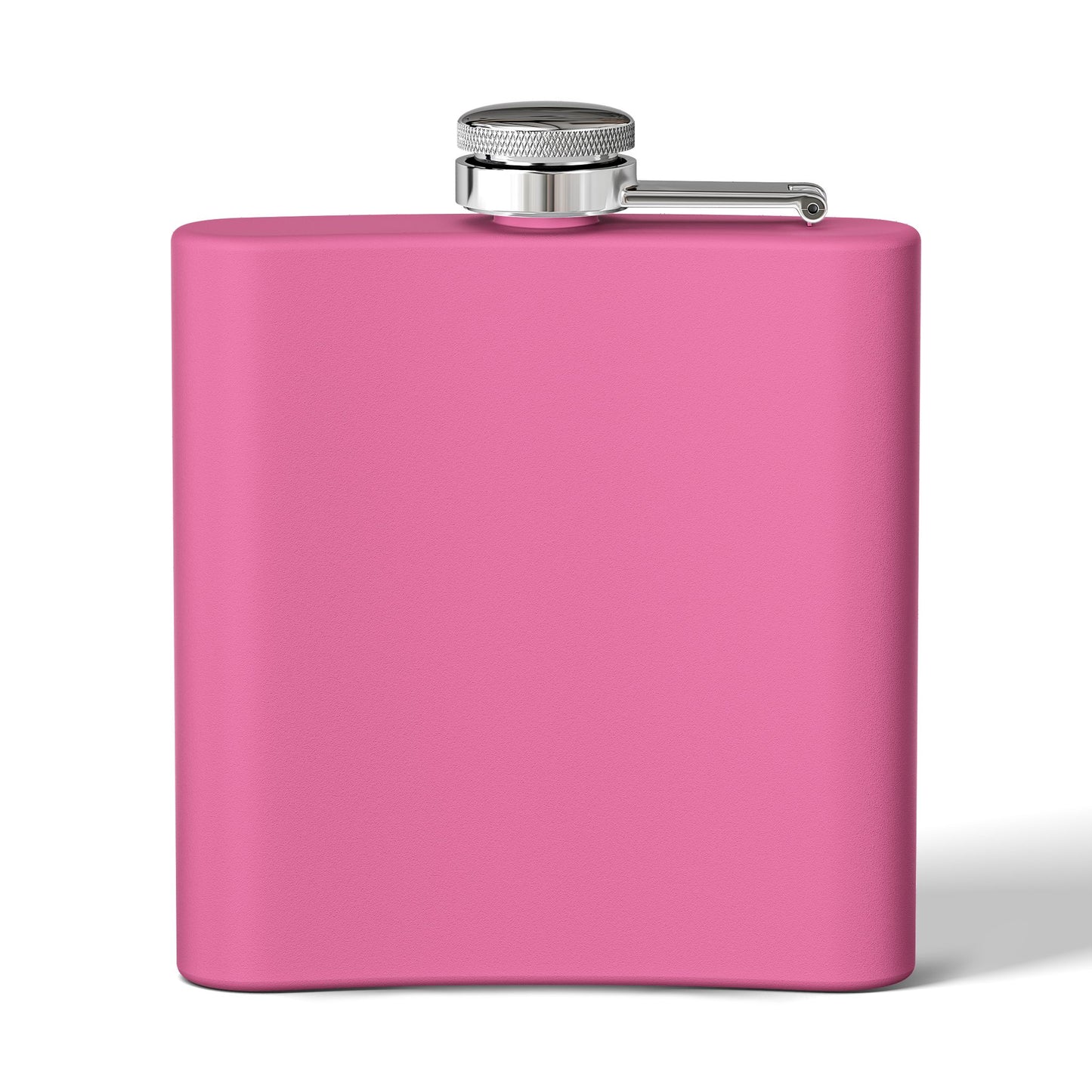 6oz Stainless Flask — "I'm Not a Hot Mess, I'm a Spicy Disaster" Funny Pink Design