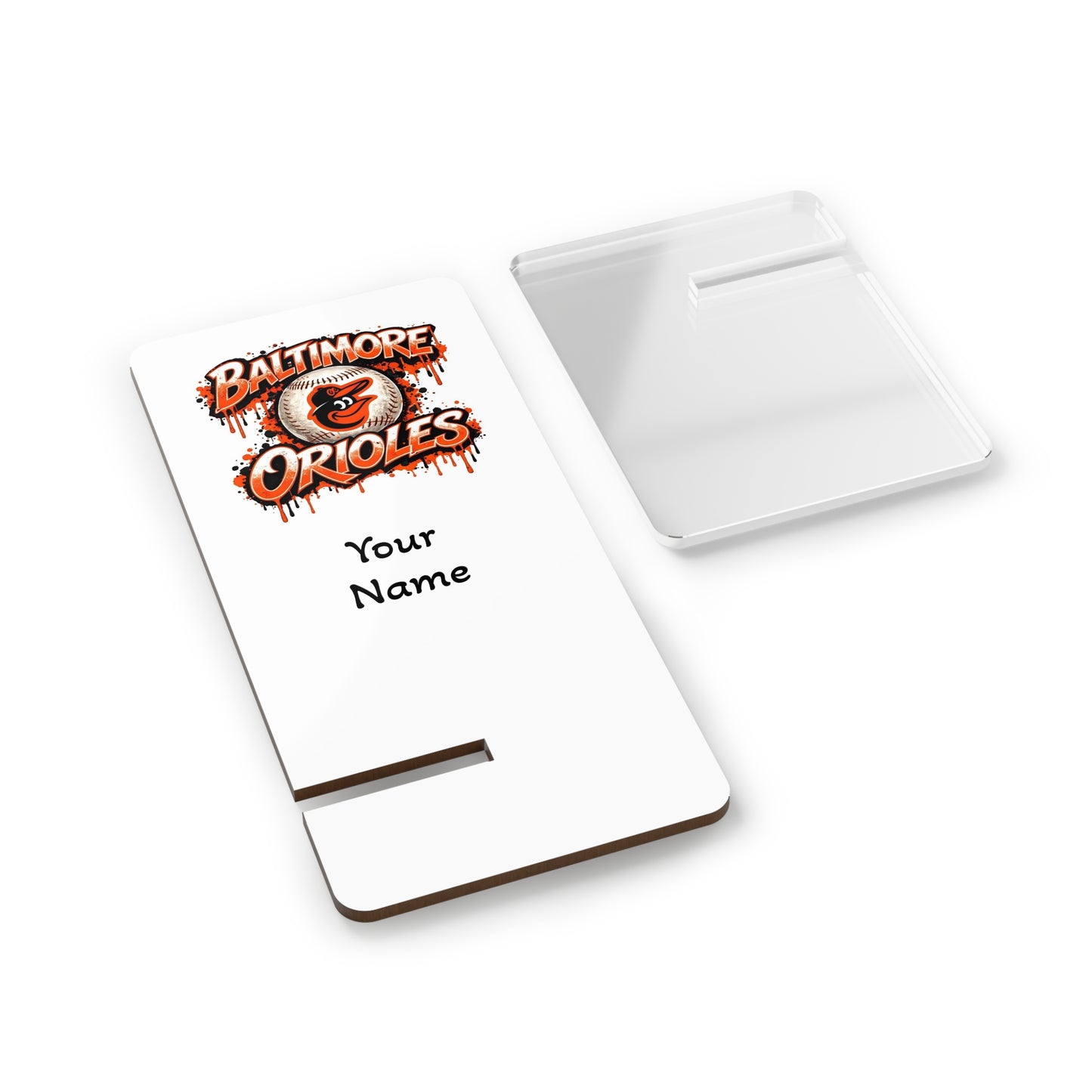 Baltimore Orioles Personalized Phone Stand – Custom Mobile Display Holder