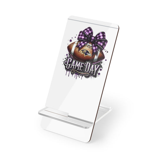 Game Day Football Phone Stand — Decorative Mobile Display Stand