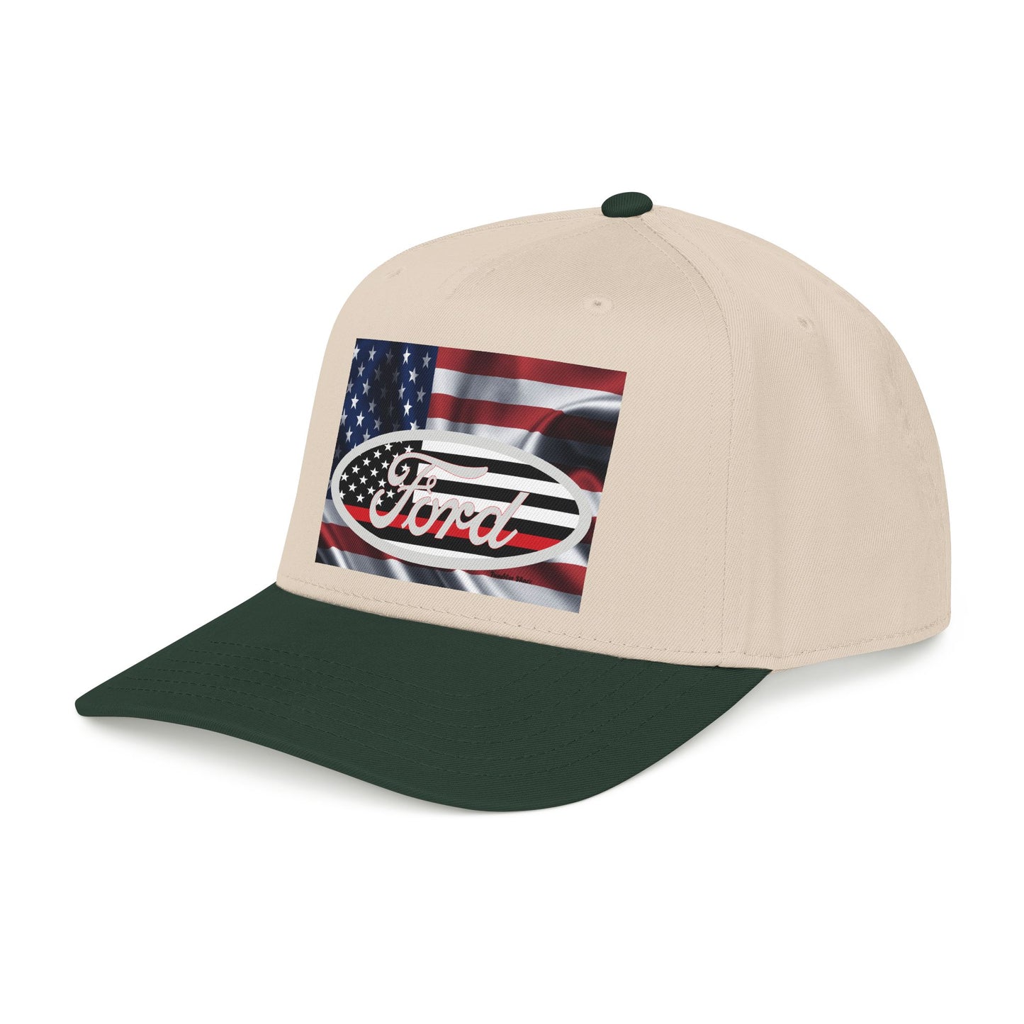 Ford American Flag Baseball Cap — Patriotic Truck Hat