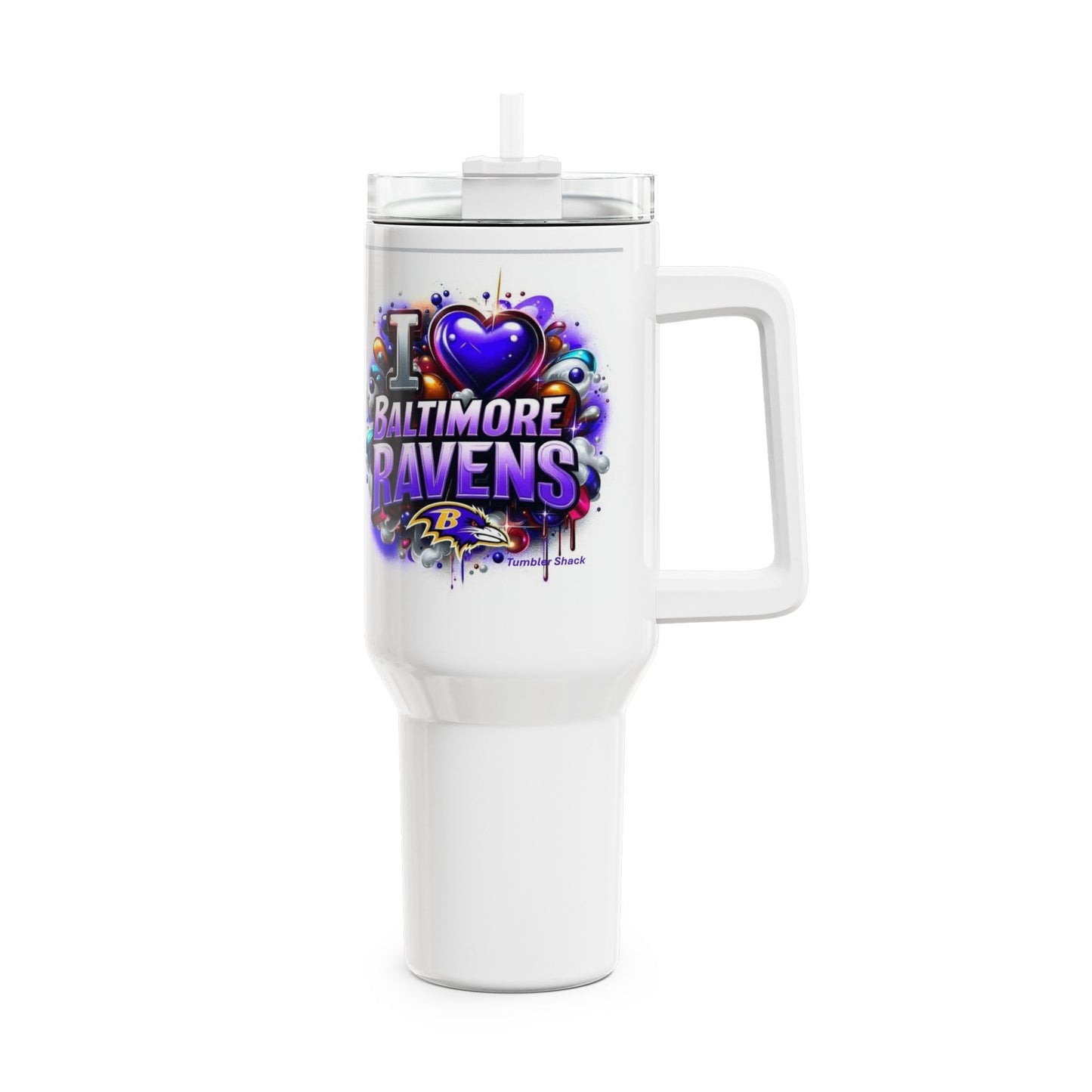40oz Baltimore Ravens Tumbler – I  Baltimore Ravens Insulated Travel Cup