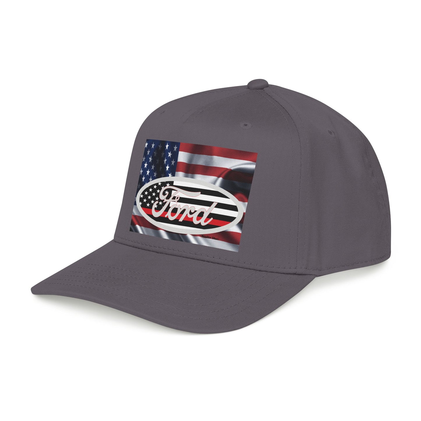 Ford American Flag Baseball Cap — Patriotic Truck Hat