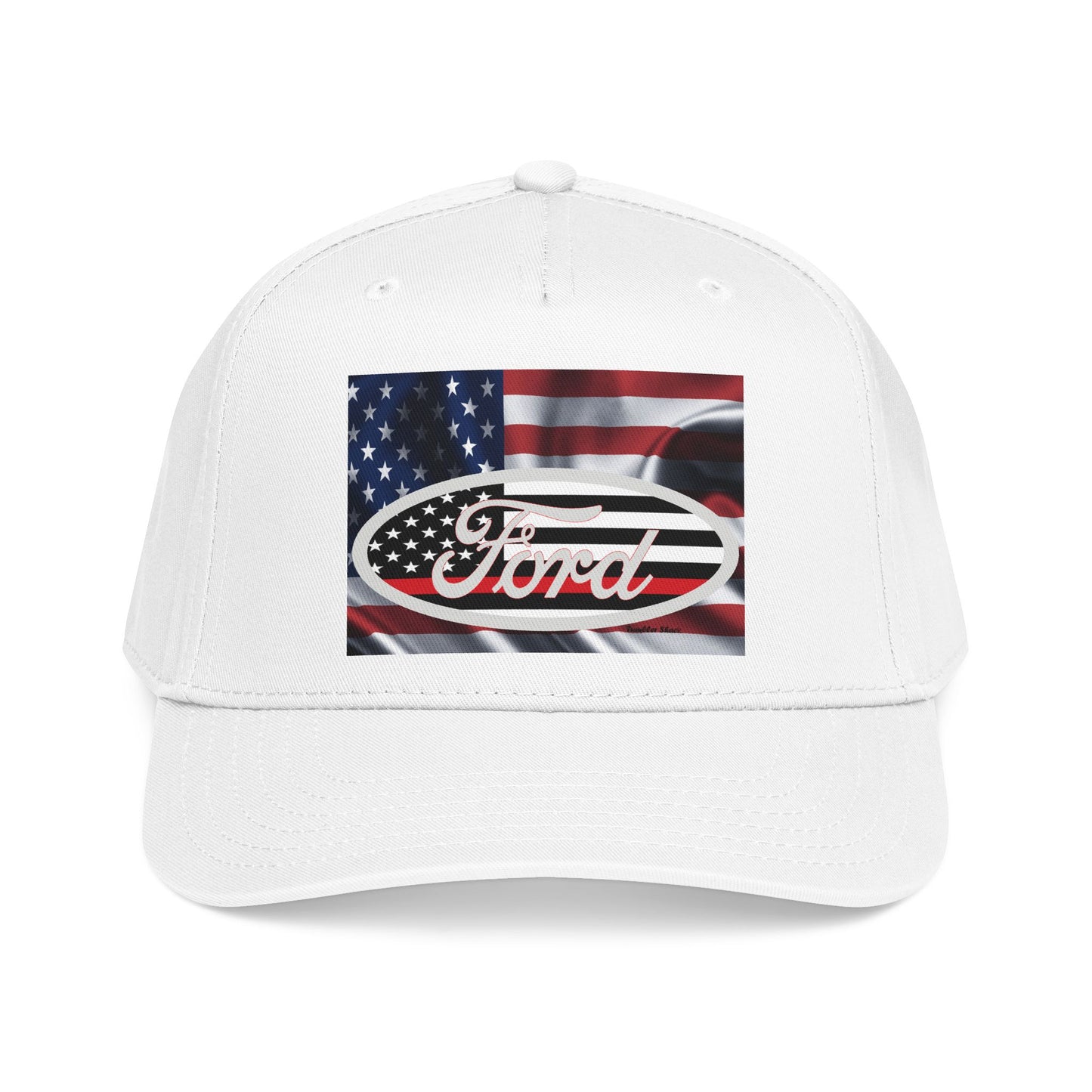 Ford American Flag Baseball Cap — Patriotic Truck Hat