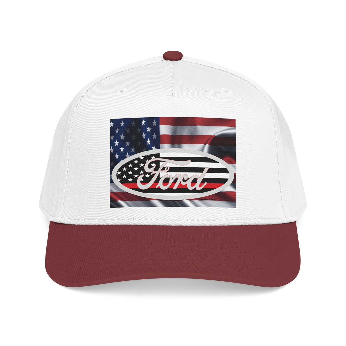 Ford American Flag Baseball Cap — Patriotic Truck Hat