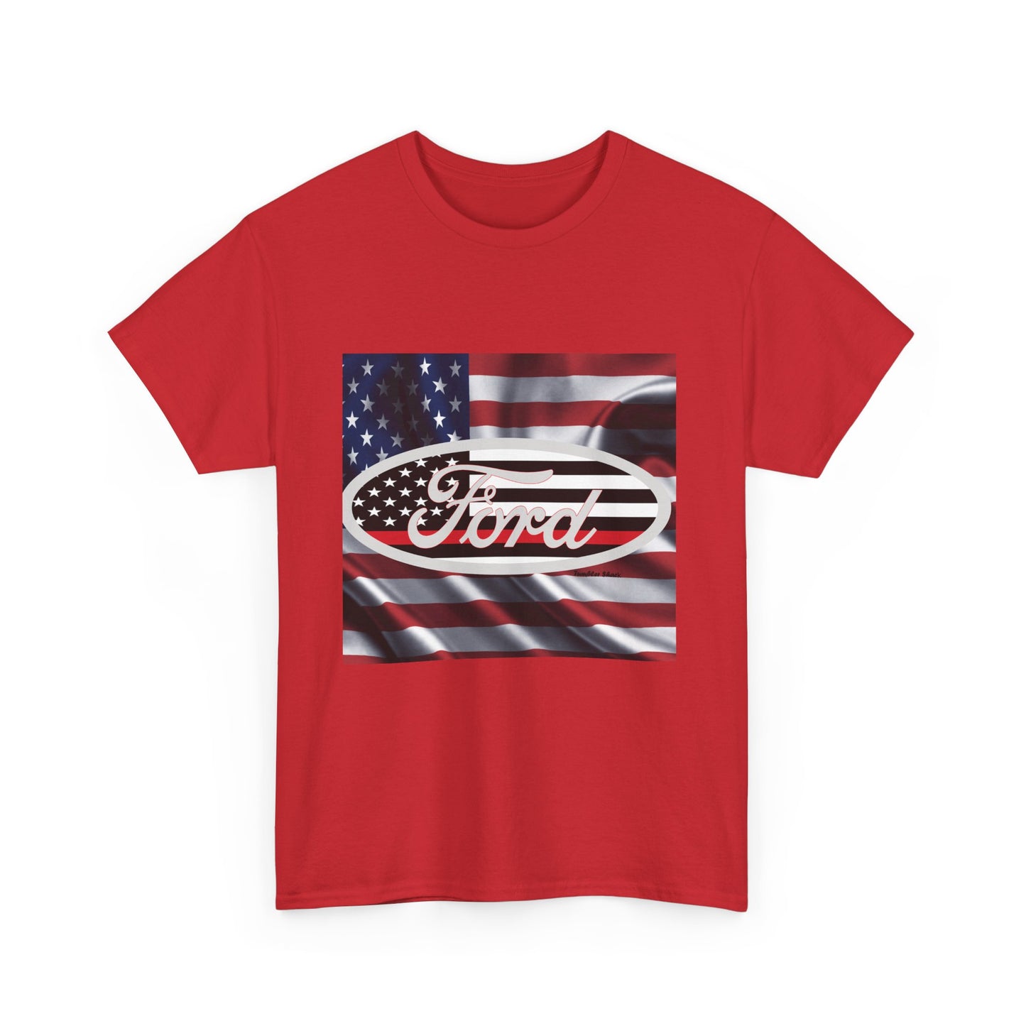 Ford American Flag T-Shirt — Patriotic Auto Logo Tee