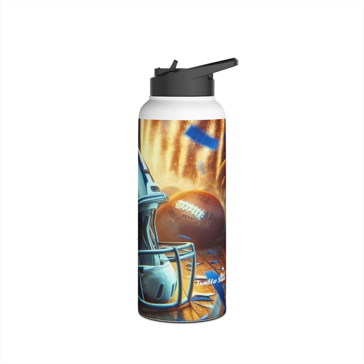 Dallas Cowboys Stainless Steel Water Bottle — NFL Helmet Design