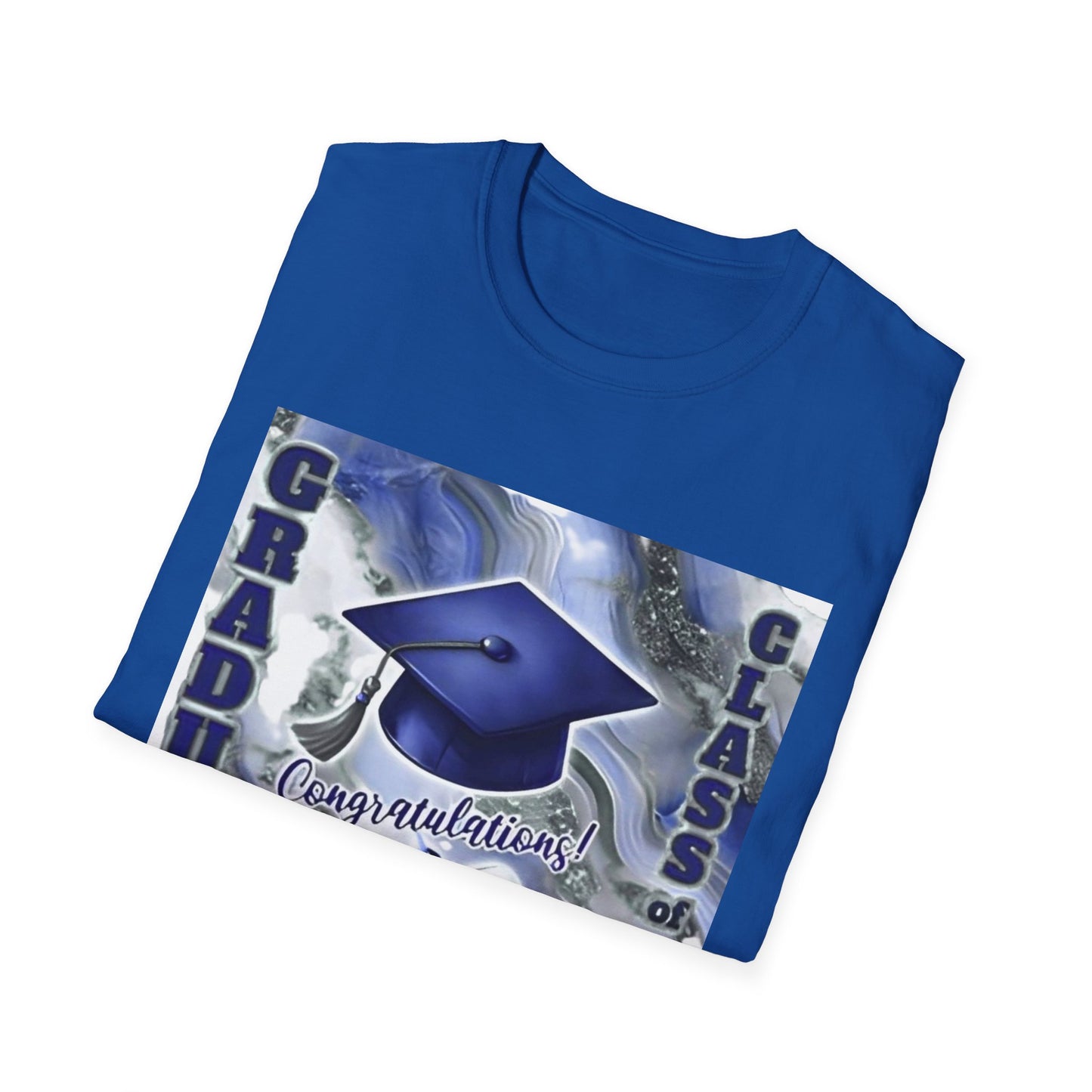 Graduation Class 2026 T-Shirt – Congratulations Cap & Diploma Design