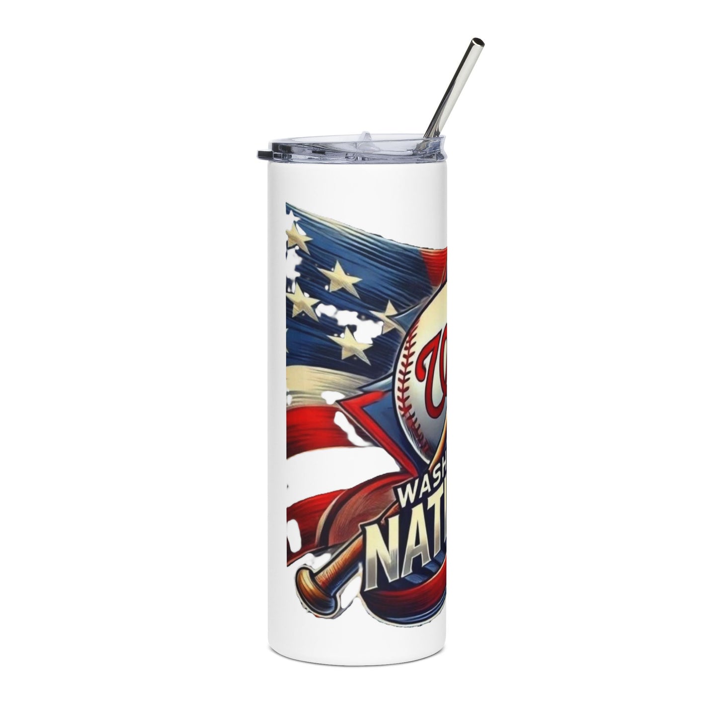 Washington Nationals 20oz Stainless Tumbler – Baseball Team Travel Cup