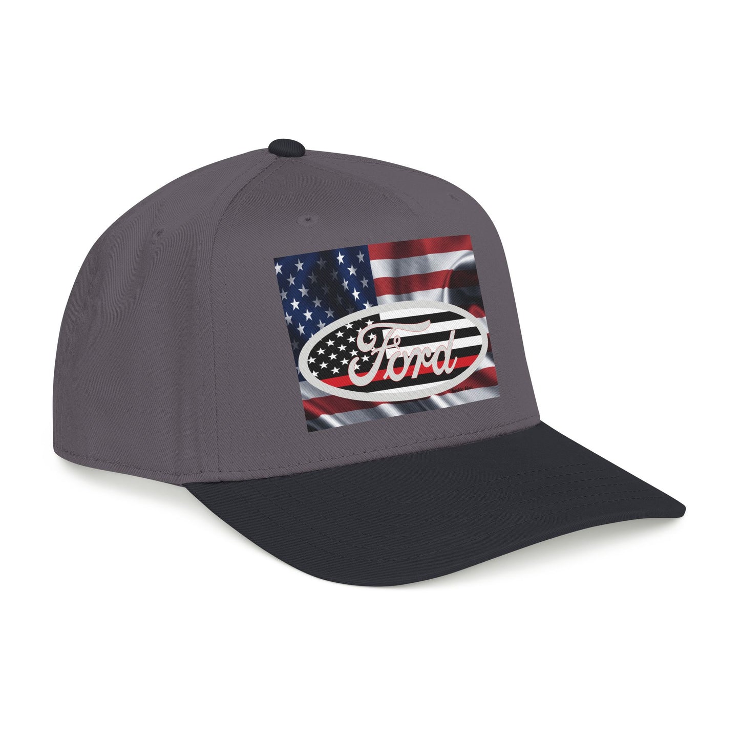 Ford American Flag Baseball Cap — Patriotic Truck Hat