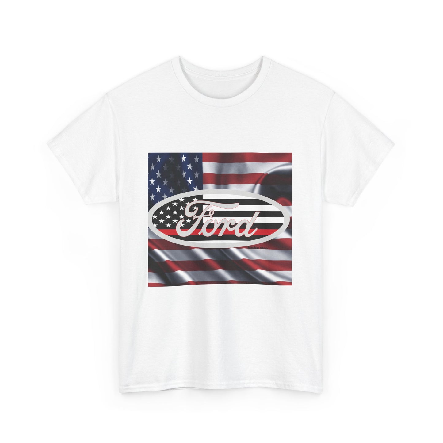 Ford American Flag T-Shirt — Patriotic Auto Logo Tee