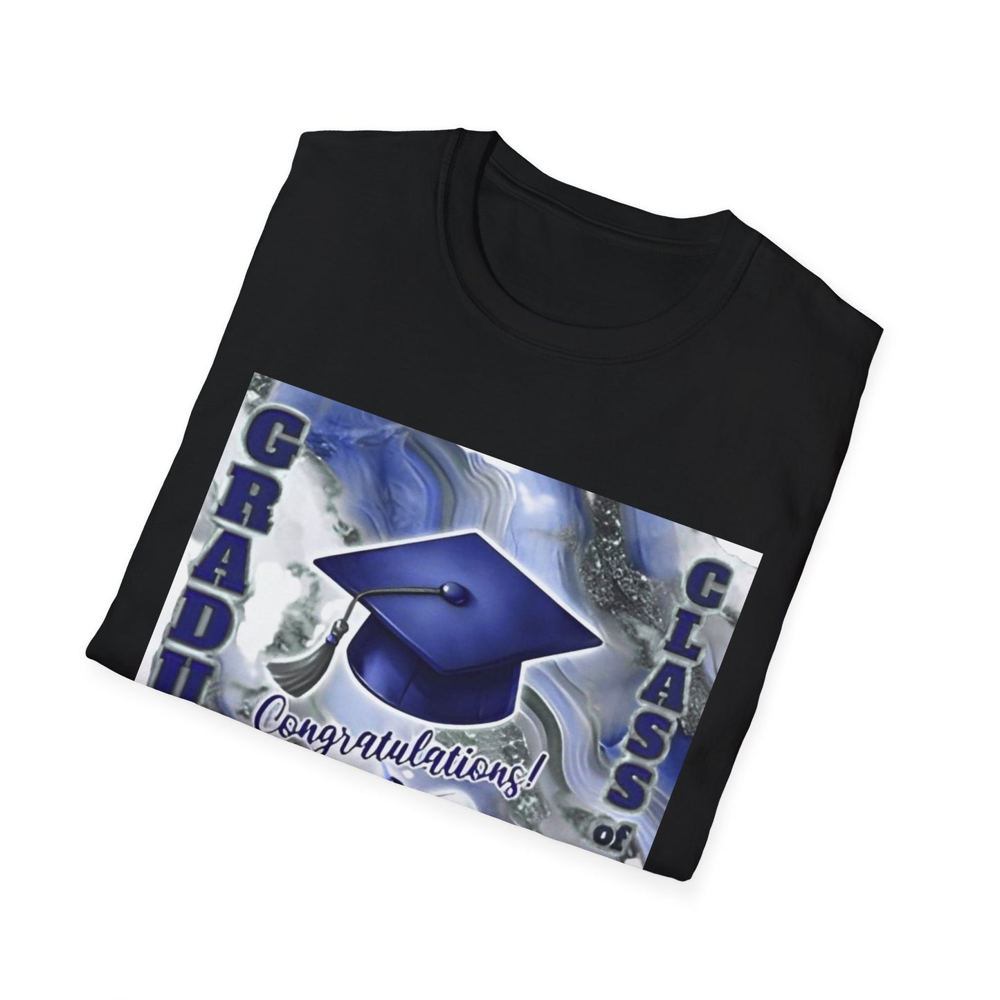 Graduation Class 2026 T-Shirt – Congratulations Cap & Diploma Design