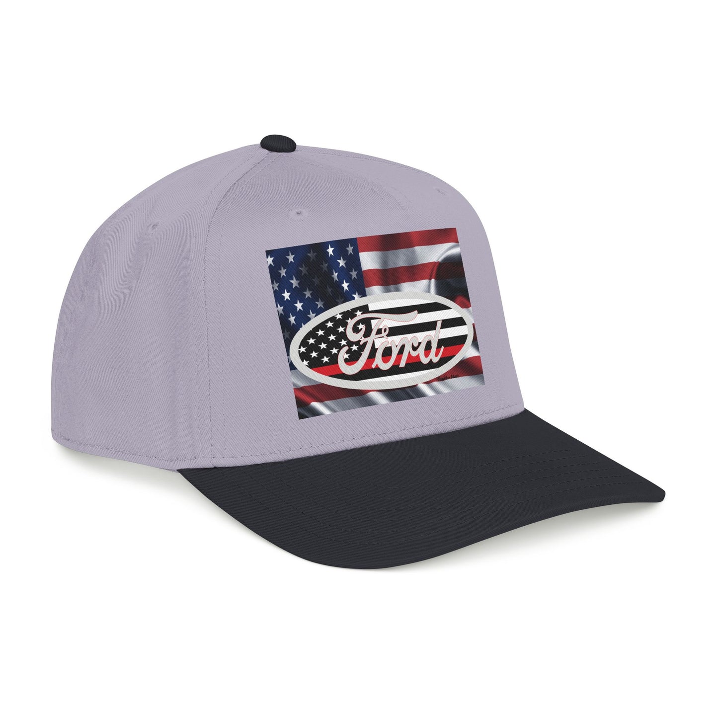 Ford American Flag Baseball Cap — Patriotic Truck Hat