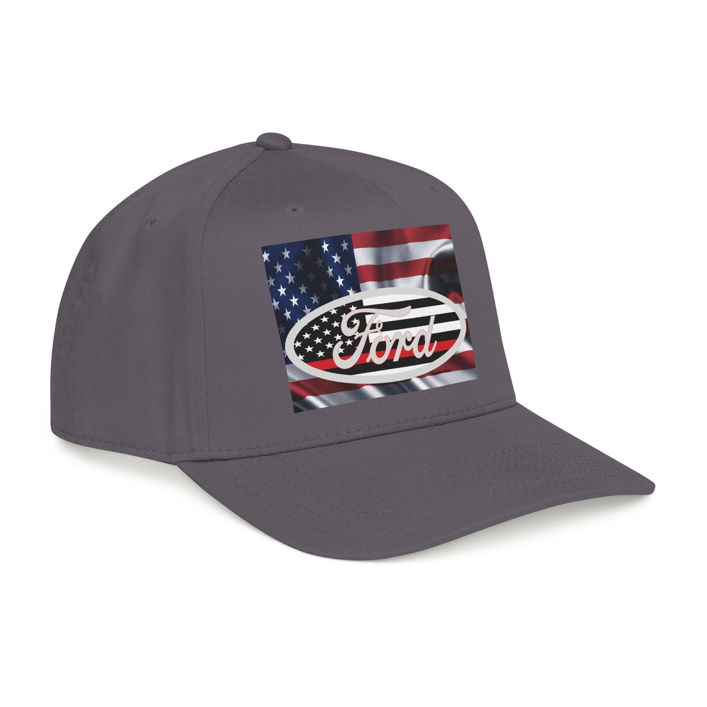 Ford American Flag Baseball Cap — Patriotic Truck Hat