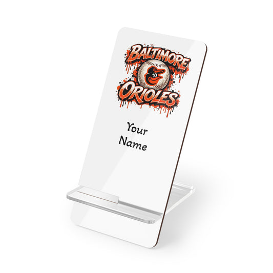 Baltimore Orioles Personalized Phone Stand – Custom Mobile Display Holder