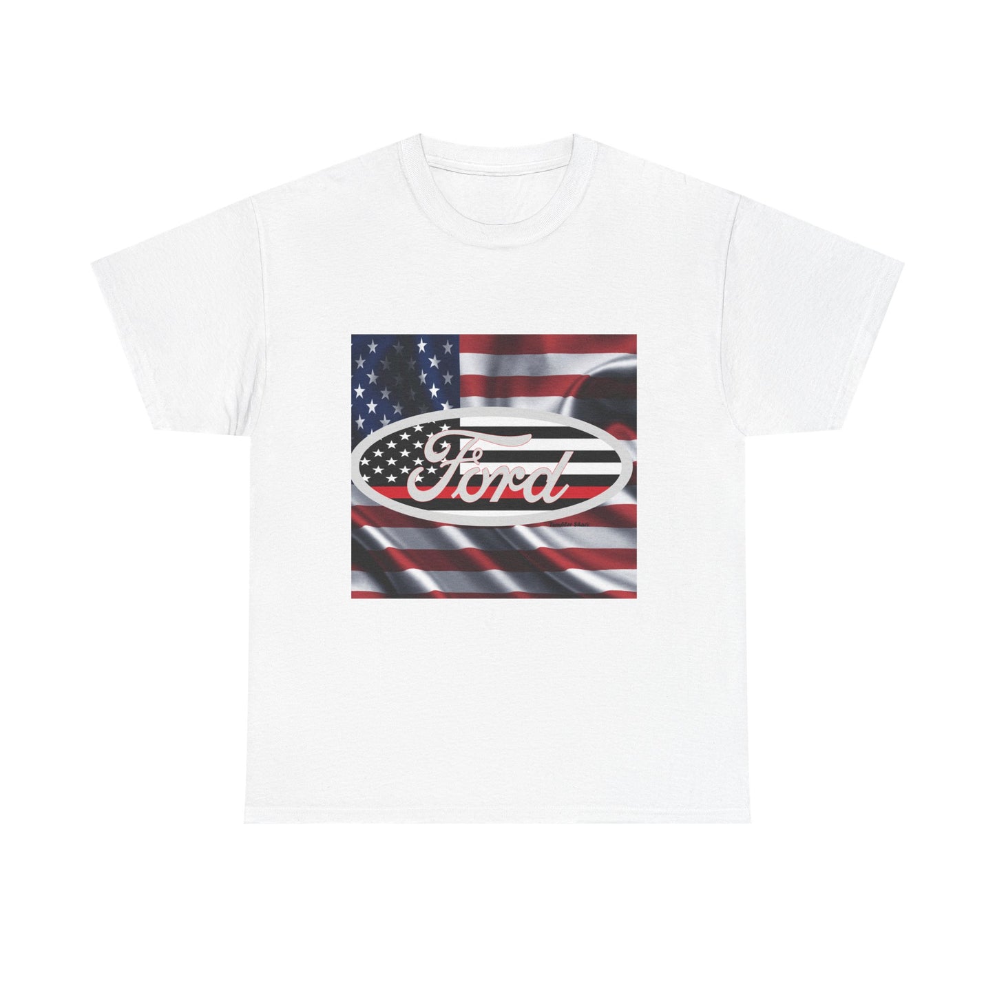 Ford American Flag T-Shirt — Patriotic Auto Logo Tee