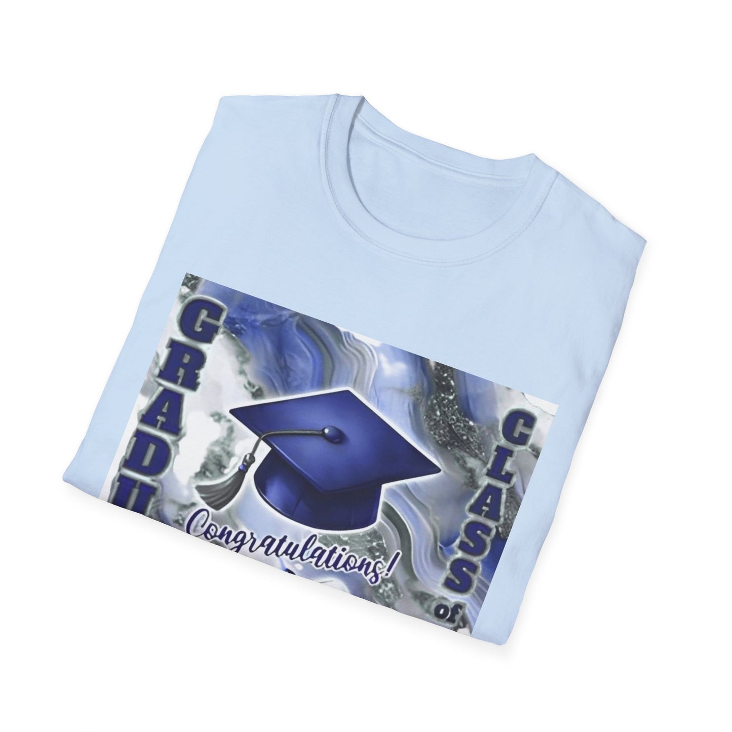 Graduation Class 2026 T-Shirt – Congratulations Cap & Diploma Design
