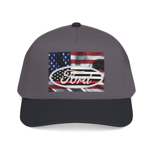 Ford American Flag Baseball Cap — Patriotic Truck Hat