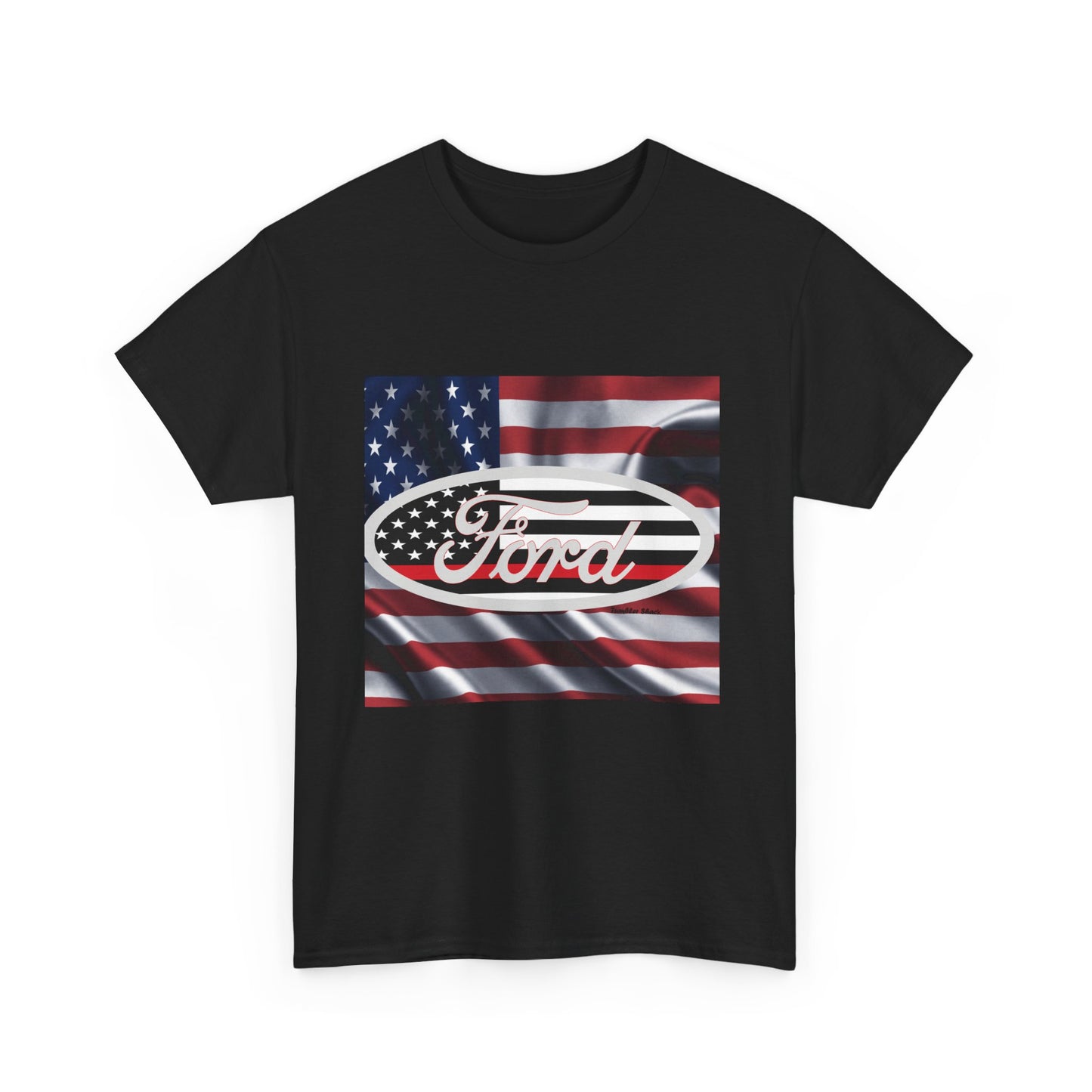 Ford American Flag T-Shirt — Patriotic Auto Logo Tee
